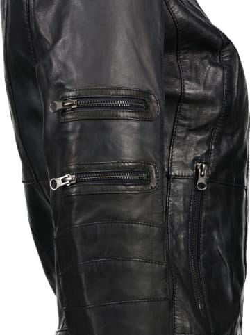 7eleven Lederjacke "Tilla" in Schwarz