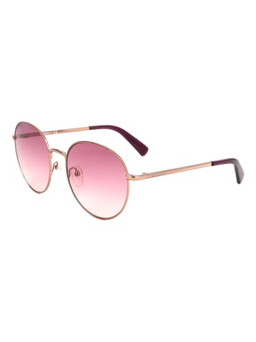 Longchamp Damskie okulary przeciwsłoneczne w kolorze różowozłotym