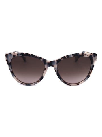 Carolina Herrera Damskie okulary przeciwsłoneczne w kolorze szaro-jasnoróżowo-brązowym