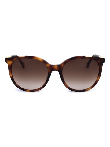 Carolina Herrera Damskie okulary przeciwsłoneczne w kolorze brązowym