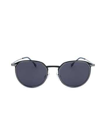 Hugo Boss Herren-Sonnenbrille in Grau/ Schwarz