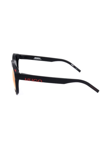 HUGO Herren-Sonnenbrille in Schwarz/ Orange