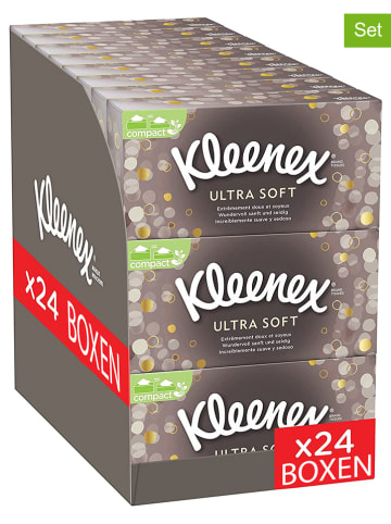 Kleenex 12er-Set: Kosmetiktücher "Ultra Soft" - 12x 64 Stück