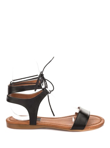 Fox Sandalen in Schwarz