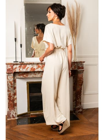 Scarlet Jones Jumpsuit "Yolene" in Beige