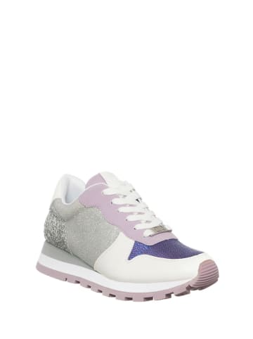 Liu Jo Sneakersy w kolorze srebrno-fioletowym