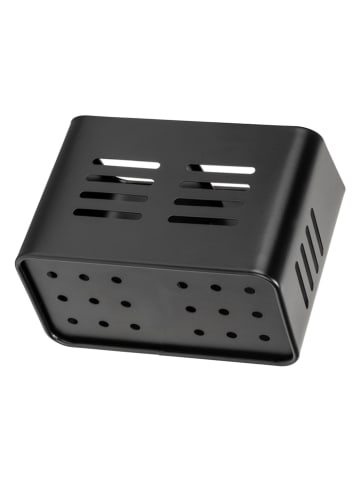 Wenko Besteckkorb "Baco" in Schwarz - (B)16 x (H)13,5 x (T)9 cm
