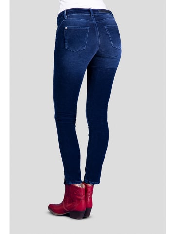 Blue Fire Spodnie "Chloe" - Skinny fit - w kolorze granatowym