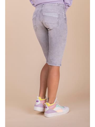 Blue Fire Jeans-Bermudas in Grau