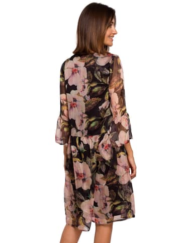 Stylove Kleid in Schwarz/ Bunt