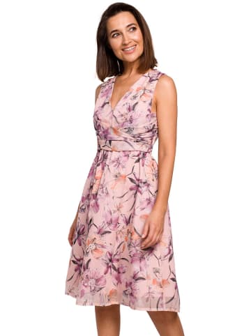 Stylove Kleid in Rosa/ Bunt