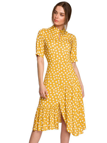 Stylove Kleid in Gelb/ Bunt