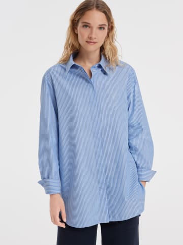 OPUS Bluzka "Fissa" w kolorze błękitnym