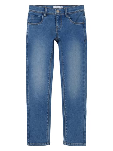 name it Spijkerbroek "Salli" blauw
