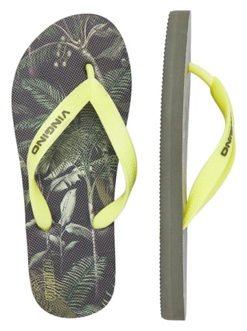 Vingino Teenslippers grijs/groen