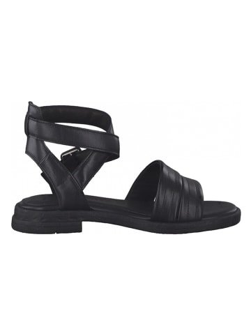Marco Tozzi Leren sandalen zwart
