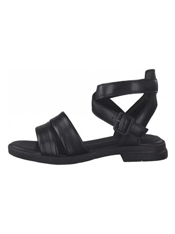 Marco Tozzi Leren sandalen zwart