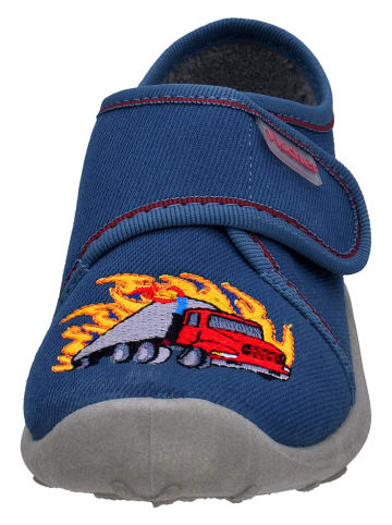 Fischer Markenschuh Pantoffels donkerblauw