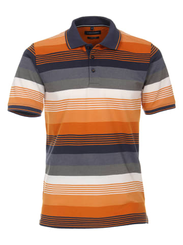 CASAMODA Koszulka polo w kolorze szaro-pomarańczowym