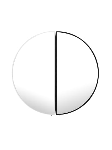 Homede Spiegel zwart - Ø 50 cm