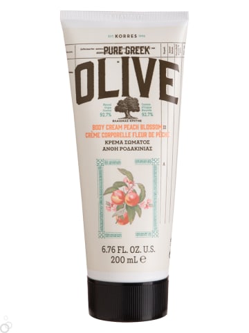 Korres Krem do ciała "Pure Greek Olive Peach Blossom" - 200 ml