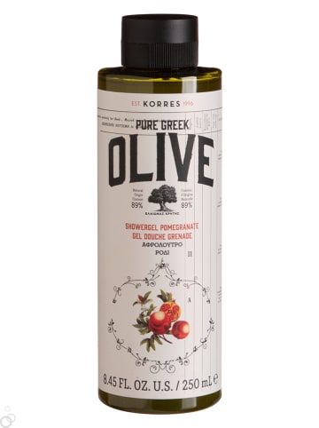 Korres Żel pod prysznic "Pure Greek Olive Pomegranate" - 250 ml