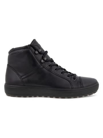 Ecco Leder-Boots in Schwarz