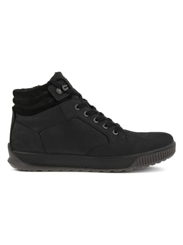 Ecco Leder-Boots in Schwarz 