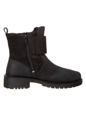 Ecco Leder-Boots in Schwarz