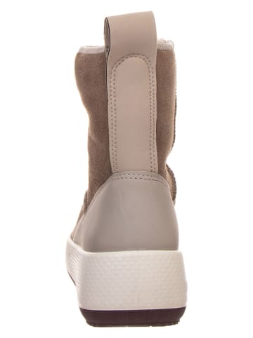 Ecco Leder-Boots in Beige