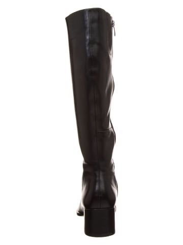 Ecco Leder-Stiefel in Schwarz