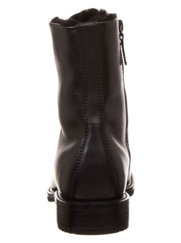 Ecco Leder-Boots in Schwarz