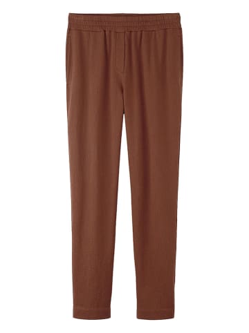 Hessnatur Spodnie w kolorze brązowym