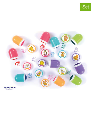 Eduplay 10-częściowy zestaw stempli "Animals" - 3+