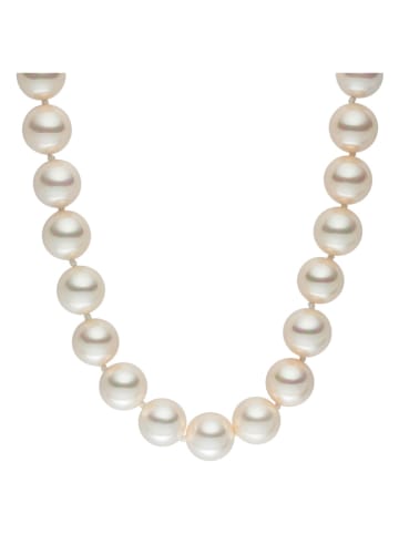 Yamato Pearls Naszyjnik perłowy w kolorze brzoskwiniowym - dł. 52 cm