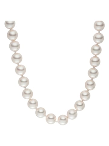Yamato Pearls Naszyjnik perłowy w kolorze białym - dł. 50 cm