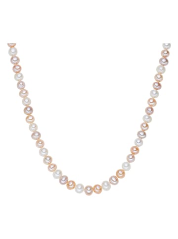 The Pacific Pearl Company Perlen-Halskette in Weiß/ Apricot/ Lila