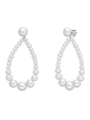 The Pacific Pearl Company Srebrne kolczyki-wkrętki z perłami