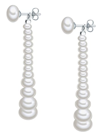 The Pacific Pearl Company Srebrne kolczyki-wkrętki z perłami