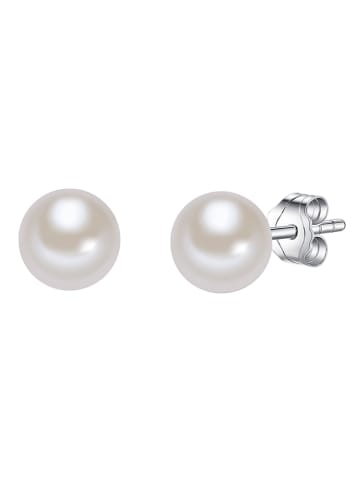The Pacific Pearl Company Srebrne kolczyki-wkrętki z perłami
