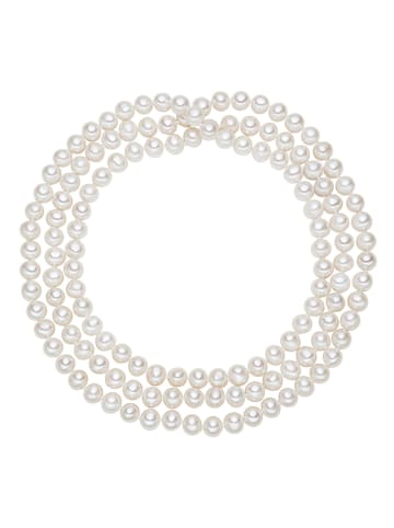 The Pacific Pearl Company Naszyjnik perłowy w kolorze białym - dł. 120 cm