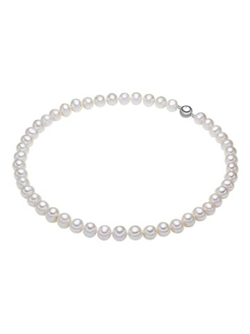 The Pacific Pearl Company Parelketting wit - (L)50 cm