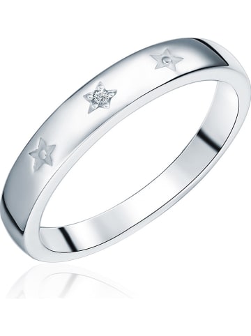 Tess Diamonds Srebrny pierścionek z diamentami