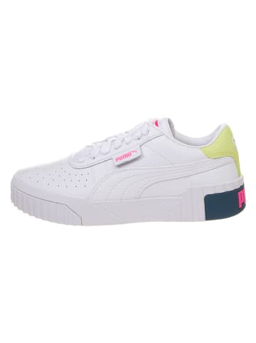 Puma Sneakersy "Cali" w kolorze biało-żółto-różowym