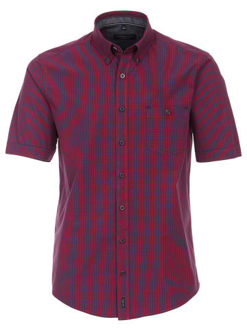 CASAMODA Koszula - Casual fit - w kolorze różowo-granatowym