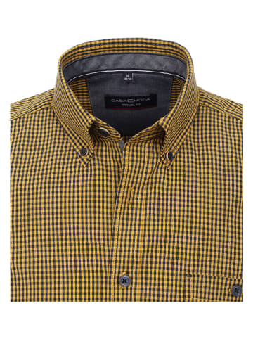 CASAMODA Koszula - Casual fit - w kolorze czarno-żółtym
