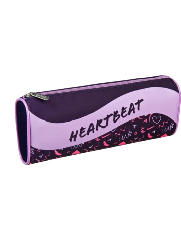 SCOOLI 5tlg. Schulranzen-Set "EasyFit Glow Edition" in Pink/ Dunkelblau