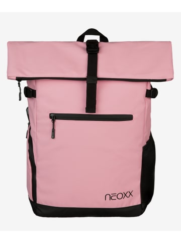 neoxx Rucksack "Vibe Roll-Top" in Rosa - (B)30 x (H)45 x (T)15 cm