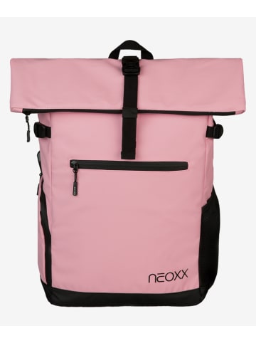 Neoxx Rucksack "Vibe Roll-Top" in Rosa - (B)30 x (H)45 x (T)15 cm