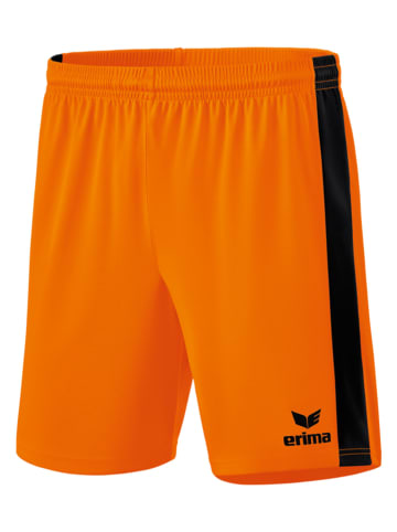 Erima Szorty sportowe "Retro Star" w kolorze czarno-pomarańczowym